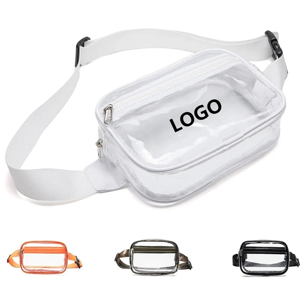Stadium Approved Clear Fanny Pack, Adjustable & Hands-Free.