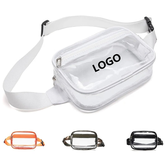 Stadium Approved Clear Fanny Pack, Adjustable & Hands-Free.