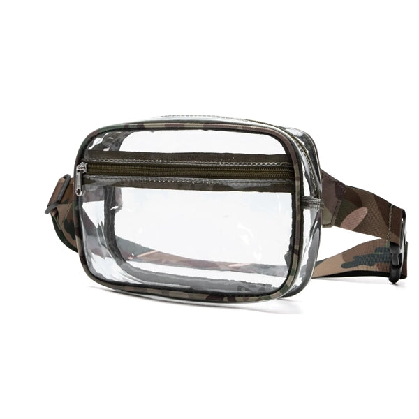 Stadium Approved Clear Fanny Pack, Adjustable & Hands-Free.