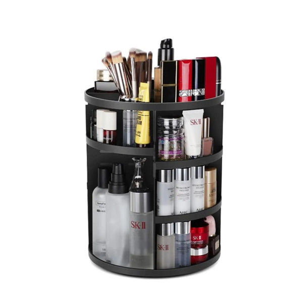 360 Rotating Adjustable Bathroom Makeup Storage Holder