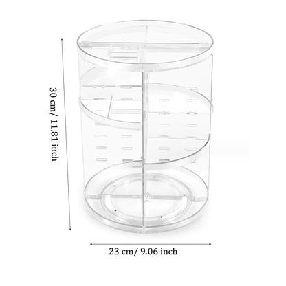 360 Rotating Adjustable Bathroom Makeup Storage Holder