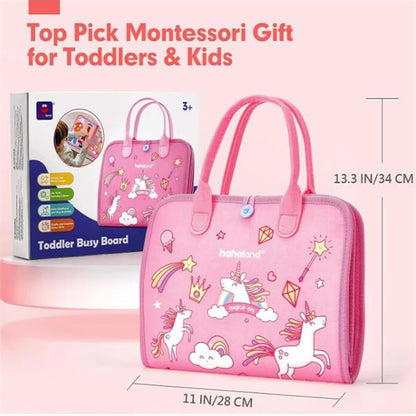 Busy Board - 7 in 1 Toddler Learning Activities Toys