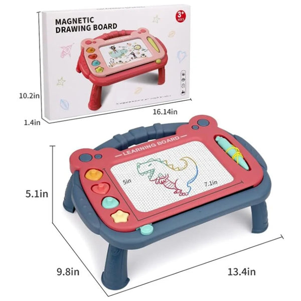 Magnetic Drawing Board, Color Erasable Doodle Writing Pad
