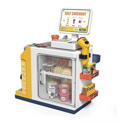 Cash Register Playset for Kids - 46PCS Pretend Play