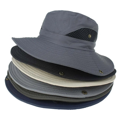 Waterproof Wide Brim Bucket Hat