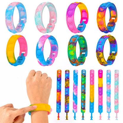 Silicone Pop Push Bubble  Toy Wristband Bracelet