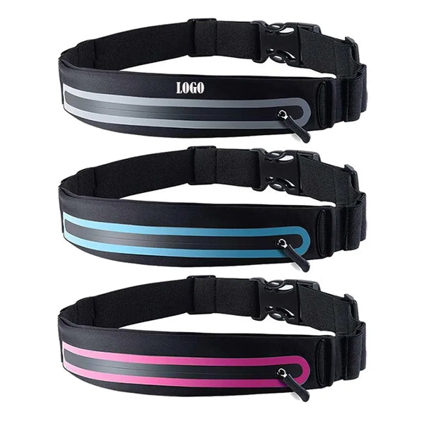 Running Fanny Packs With Safety Reflective Strips