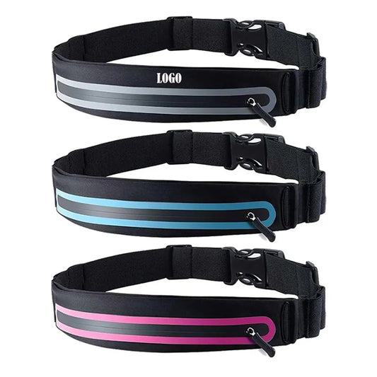 Running Fanny Packs With Safety Reflective Strips