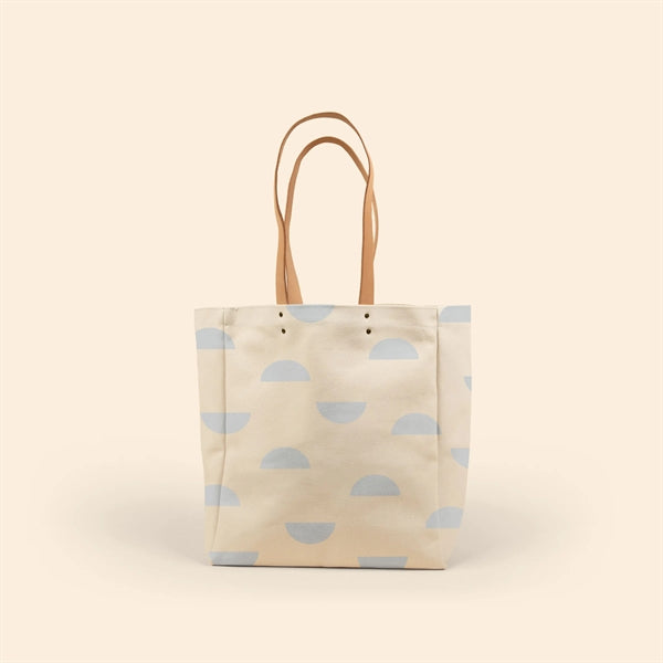ALL THAT GROCERY TOTE - HEAVYWEIGHT CANVAS WITH LEATHER
