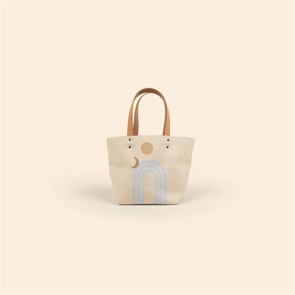 DUMPLING TOTE - HEAVYWEIGHT CANVAS WITH LEATHER