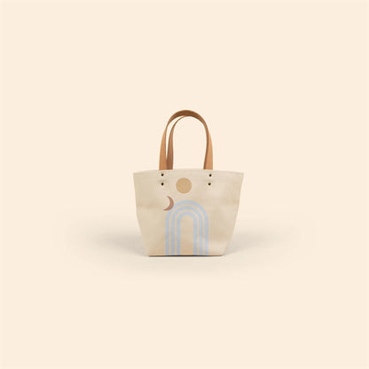 DUMPLING TOTE - HEAVYWEIGHT CANVAS WITH LEATHER
