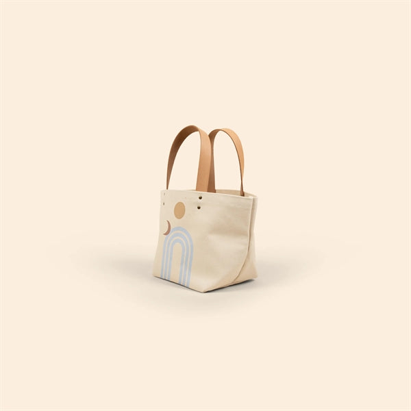 DUMPLING TOTE - HEAVYWEIGHT CANVAS WITH LEATHER