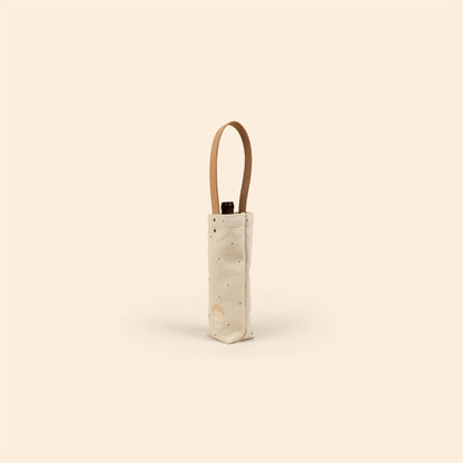 A TOTE CALLED WANDA - HEAVYWEIGHT CANVAS WITH LEATHER