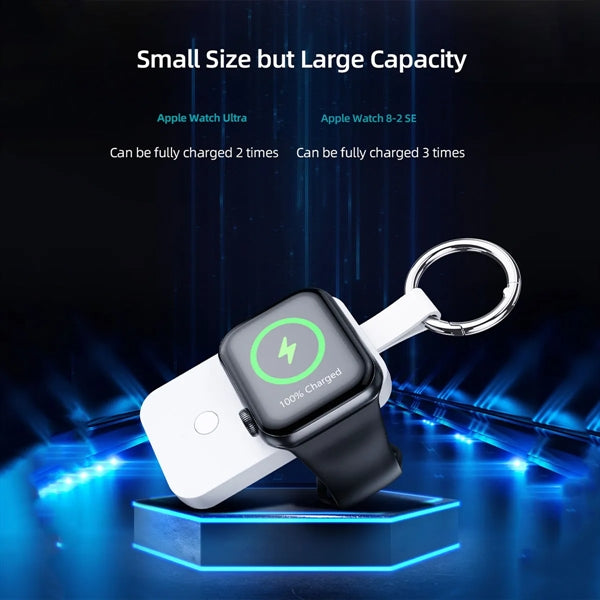 Keychain Style Portable Wireless Charger for Appl Watch Seri