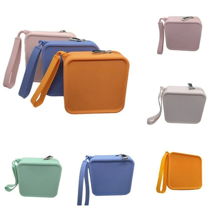 Mini Silicone Square Coin Purse Portable For Women