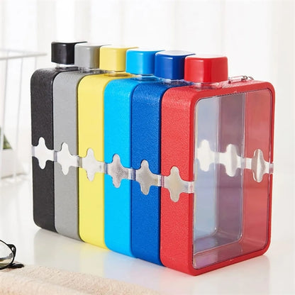 Large Capacity Square Drinking Bottle