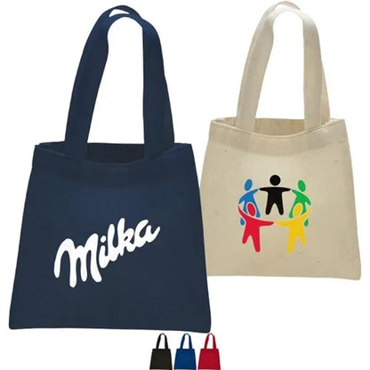 100% Cotton Sheeting Eco-Friendly Medium Tote Bag W/ Gusset