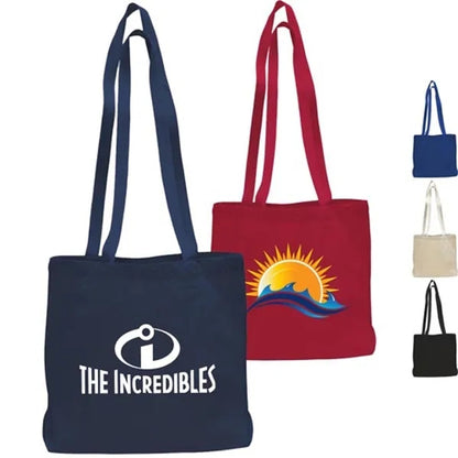 12 Oz. Large Cotton Canvas Messenger Tote Bag