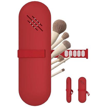 Binding Strap Makeup Brush Bag