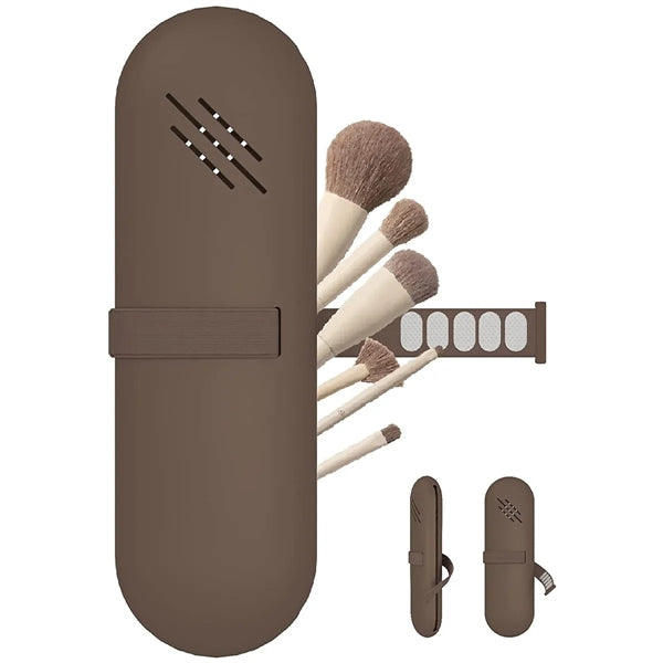 Binding Strap Makeup Brush Bag