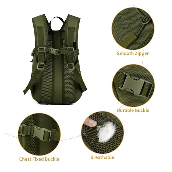 10L/20L Mini Daypack Military MOLLE Backpack