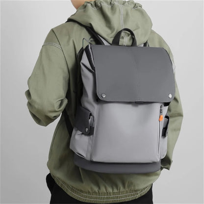 15.6 Inch PU Backpack School Bag College Bookbags