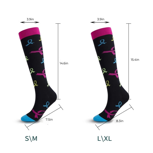 Compression Socks for Women & Men Circulation 15-20mmHg