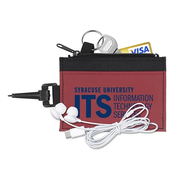 ZipTune ID Mobile Tech Earbud Kit in Travel Wallet
