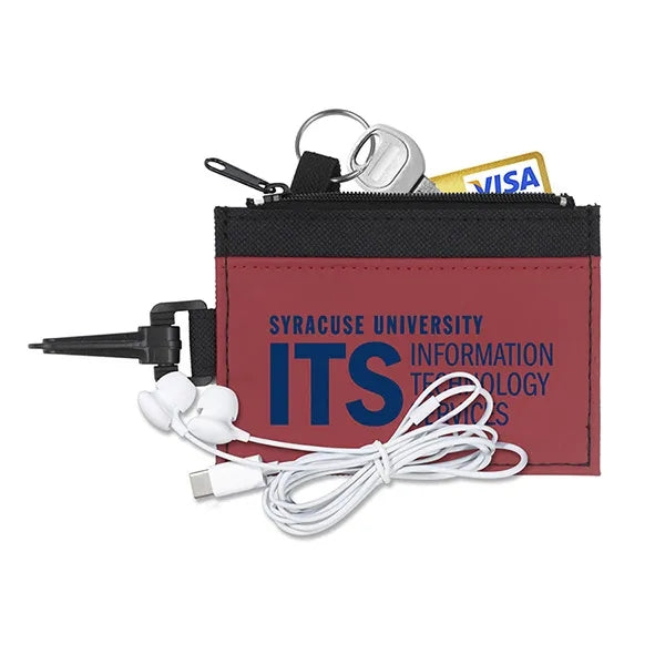 ZipTune ID Mobile Tech Earbud Kit in Travel Wallet
