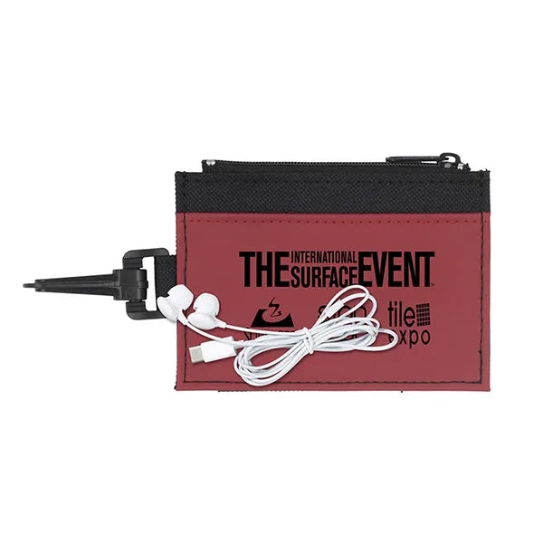ZipTune ID Mobile Tech Earbud Kit in Travel Wallet