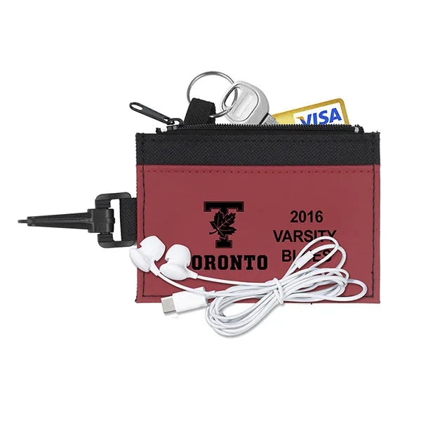 ZipTune ID Mobile Tech Earbud Kit in Travel Wallet