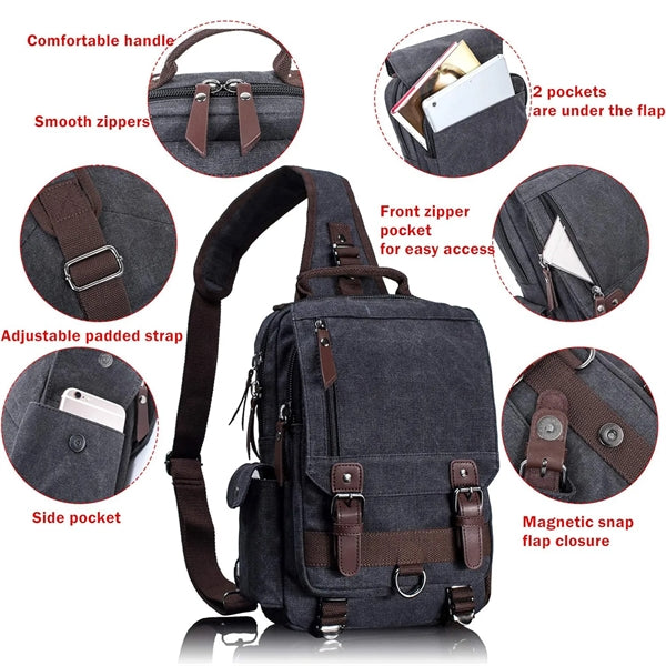 Canvas Sling Bag