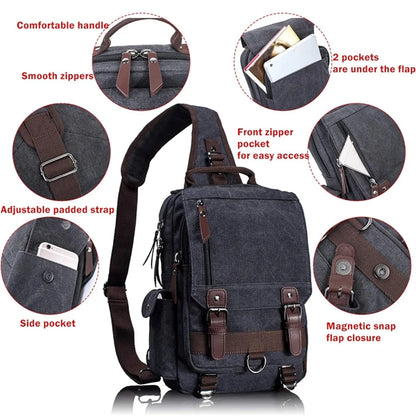 Canvas Sling Bag