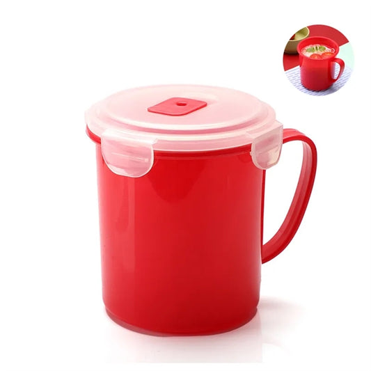 Microwave Soup Cup With Lid And Handle