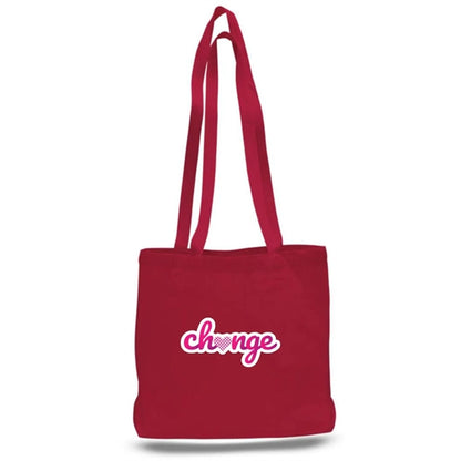 12 Oz. Large Cotton Canvas Messenger Tote Bag