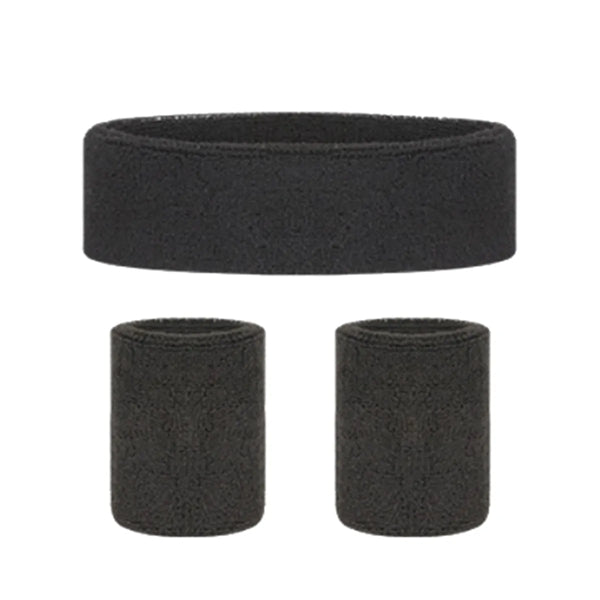 Headband Wristband Set Terry Cloth