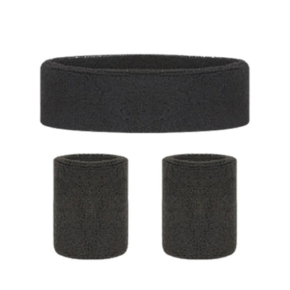 Headband Wristband Set Terry Cloth