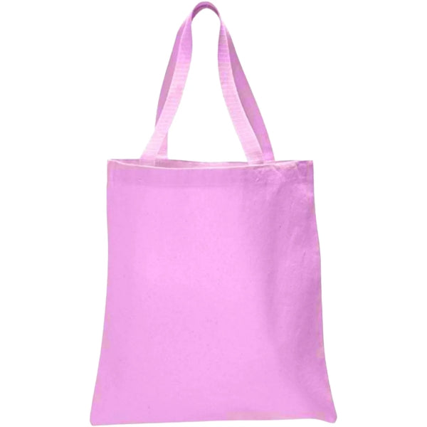 12 oz. 100% Cotton Canvas Tour Tote Bag With Bottom Gusset