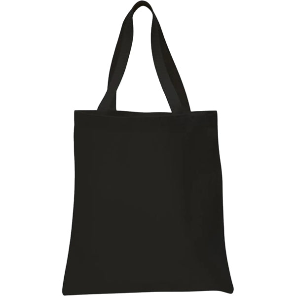 12 oz. 100% Cotton Canvas Tour Tote Bag With Bottom Gusset
