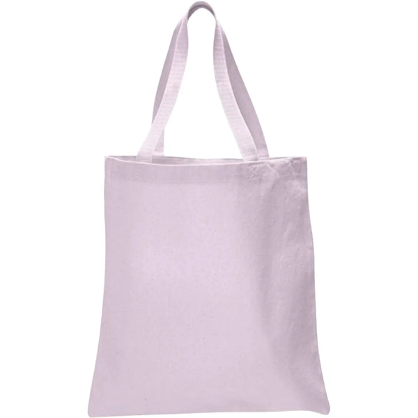 12 oz. 100% Cotton Canvas Tour Tote Bag With Bottom Gusset