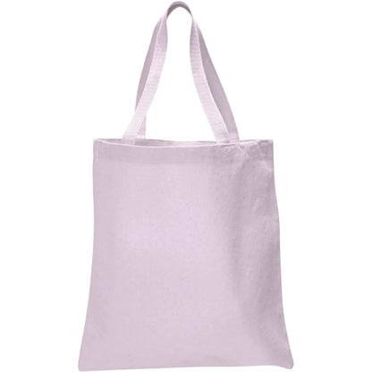 12 oz. 100% Cotton Canvas Tour Tote Bag With Bottom Gusset