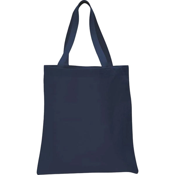 12 oz. 100% Cotton Canvas Tour Tote Bag With Bottom Gusset