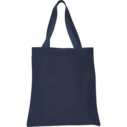 12 oz. 100% Cotton Canvas Tour Tote Bag With Bottom Gusset