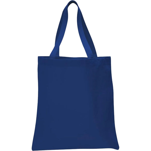 12 oz. 100% Cotton Canvas Tour Tote Bag With Bottom Gusset