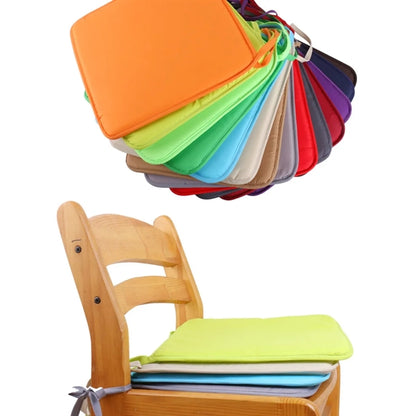 Square Seat Covers Chair Mat Cushion Pads with Ties