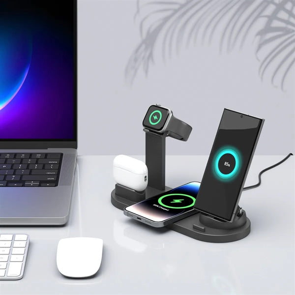 4 in 1 Wireless Charging Station for Multiple Devices