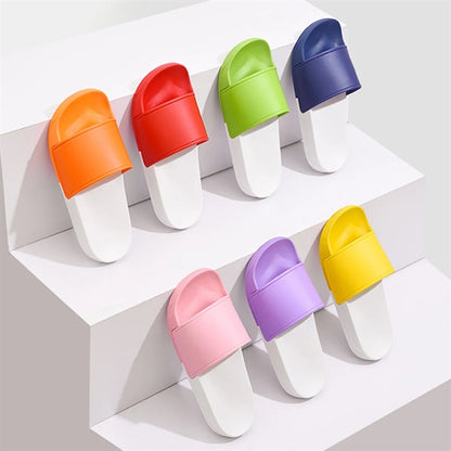 Slide Sandals Open Toe Shower Slipper Non-Slip PVC Shoes