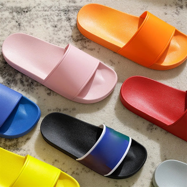 Slide Sandals Open Toe Shower Slipper Non-Slip PVC Shoes