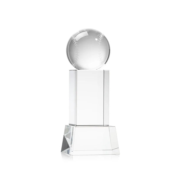 Baseball Award on Belcroft Base - Clear