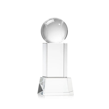 Baseball Award on Belcroft Base - Clear